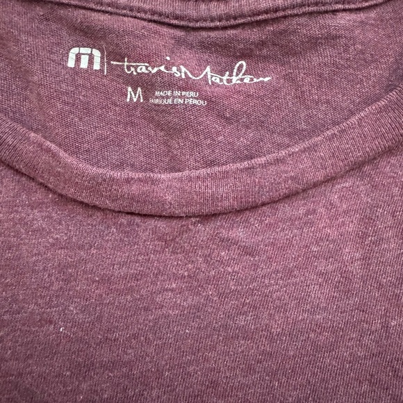 Travis Mathew Purple Short Sleeve Tee - Picture 2 of 4